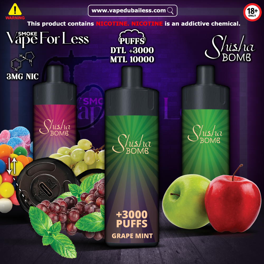 Top 5 electronic shisha vapes Dubai UAE Shisha Bomb Al Fakher Vape Dubai Less.