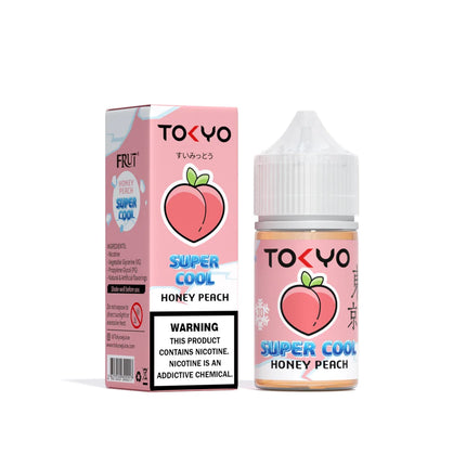 Tokyo Super Cool Honey Peach Saltnic 30ml ABU DHABI DUBAI AL AIN RAS AL KHAIMAH KSA