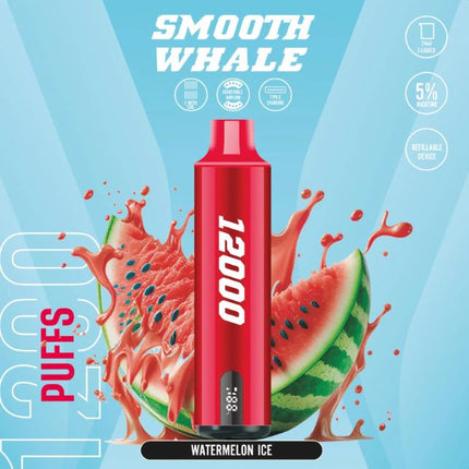 Smooth Whale Disposable Vape (12,000 Puffs) vape same day delivery dubai