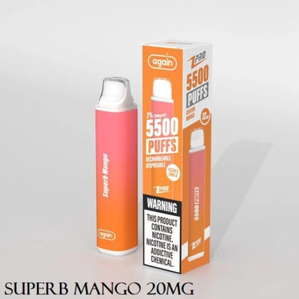 Again Z Pro Disposable Vape (5500 Puffs) Best Vape in Abu Dhabi 2025