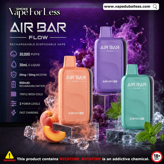 Air Bar Flow 30K Disposable Vape – 30,000 Puffs Vape Delivery Abu Dhabi