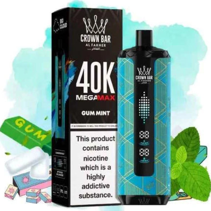 Al Fakher - Crown Bar Mega Max 40K Disposable Vape (40,000 Puffs) Best Vape Shop Dubai 