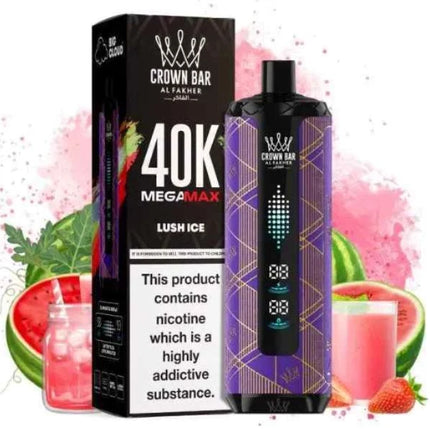 Al Fakher - Crown Bar Mega Max 40K Disposable Vape (40,000 Puffs) Fast Vape Delivery Dubai