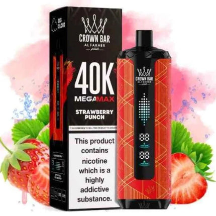 Al Fakher - Crown Bar Mega Max 40K Disposable Vape (40,000 Puffs) Disposable Vape Delivery Dubai