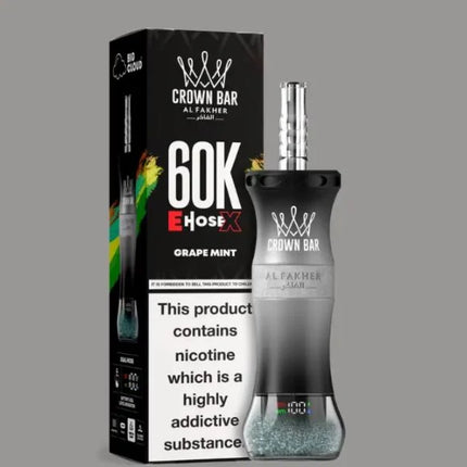 Al Fakher E-hose x Crown Bar 60,000 Puffs Disposable Vape Disposable Vape Dubai Price
