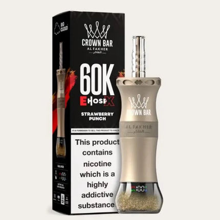 Al Fakher E-hose x Crown Bar 60,000 Puffs Disposable Vape Delivery