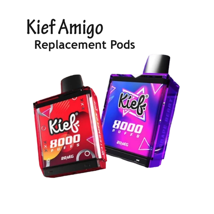 Amigo Kief Replacement Pod Cartridges  - Fast Vape Delivery Dubai