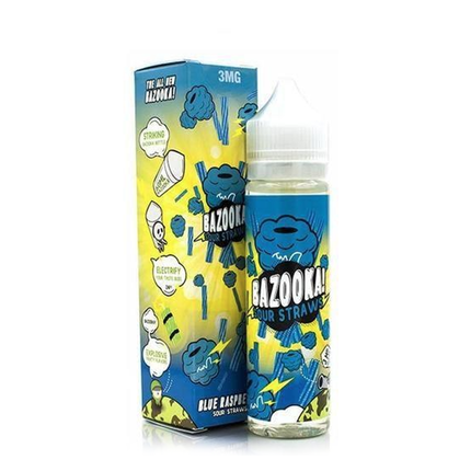 BAZOOKA Blue Raspberry Sour Straws Freebase E-Liquid  Dubai