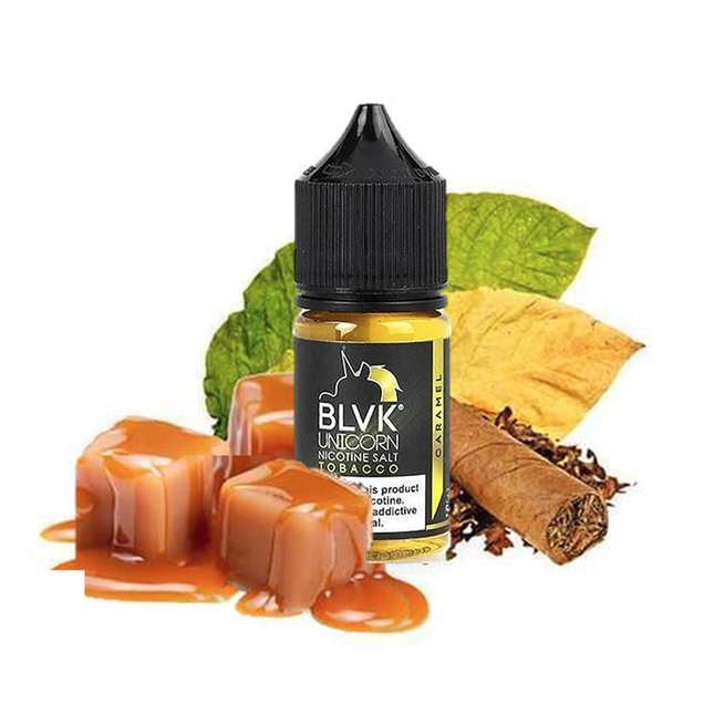 BLVK Unicorn Caramel Tobacco Saltnic Next Day Vape Delivery in Sharjah 