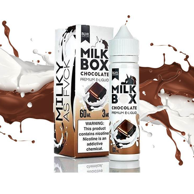 BLVK Milk Box Chocolate E Liquid Next Day Delivery in Sharjah