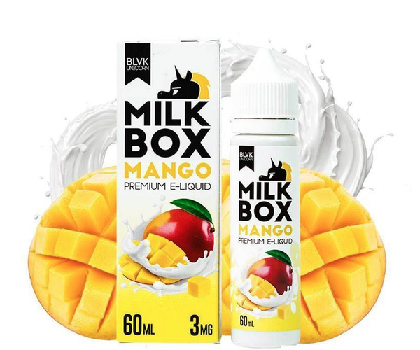BLVK Unicorn Milk Box Mango Freebase E-Liquid UAE |vape Dubai Delivery –  Vape For Less