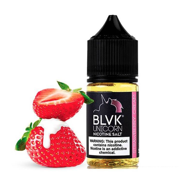 BLVK Unicorn Strawberry Cream Saltnic Best Vape Shop in UAE 2025