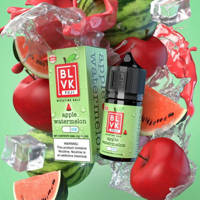 BLVK Fuji Apple Watermelon Ice Best Vape Saltnic 2025