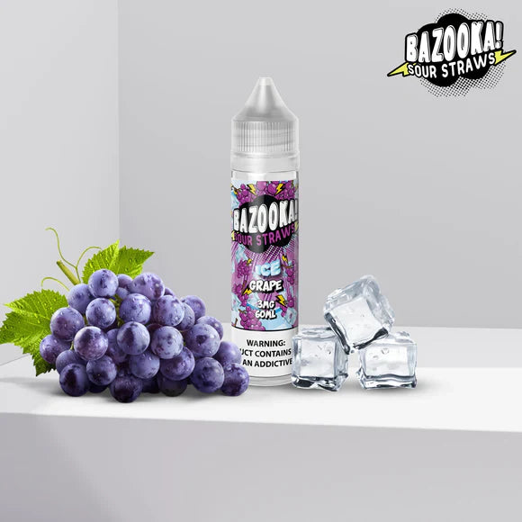 Bazooka Grape Ice  E Liquid Vape Delivery in Ras Al Khaimah