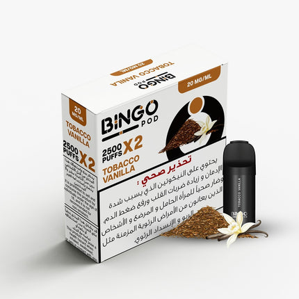 Bingo Pod Tobacco Vanilla - Vape Delivery Abu Dhabi