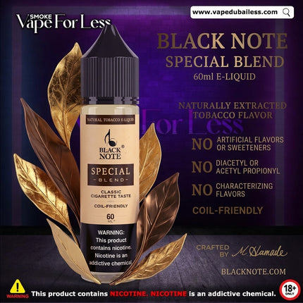 Black Note - Special Blend (60ml)- Same Day Delivery Dubai
