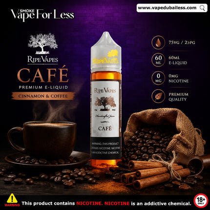 Cafe - 60ml E liquid by Ripe Vape Vape Online Dubai 