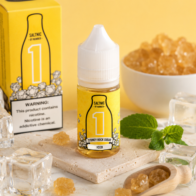 Number 1 Iced Sydney Rock Sugar - Number E liquid Saltnic 30ml Vape Fast Delivery Dubai 2026