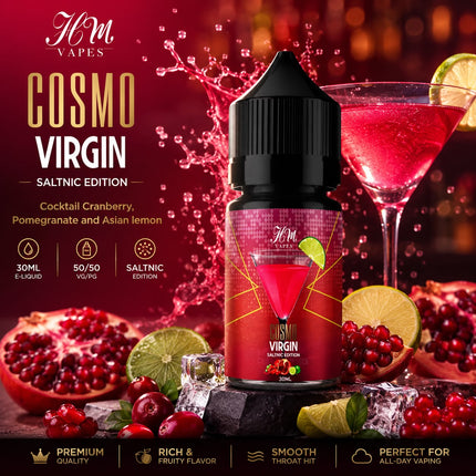 Cosmo Virgin 30ml Saltnic by HM Vapes-Dubai-Ajman-Ras Al Khaimah