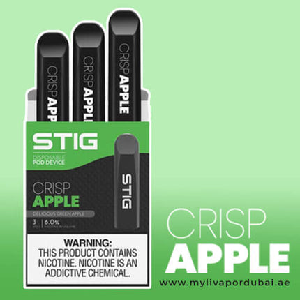VGOD STIG Crisp Apple Disposable Vape Pod Abu Dhabi