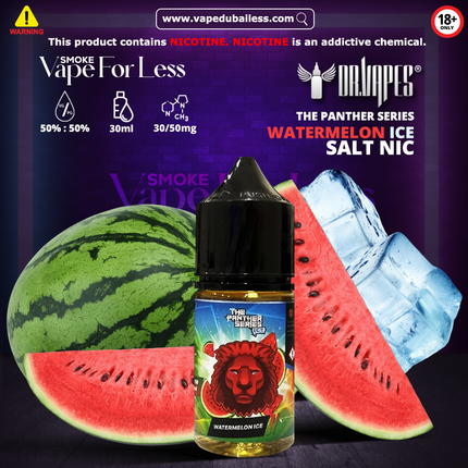 Watermelon Ice - The Panther Series Ice 30ml Saltnic by Dr. Vapes