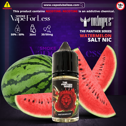 Watermelon - The Panther Series 30ml Saltnic by Dr. Vapes