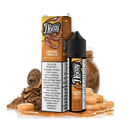 Doozy Vapes Caramel Tobacco Freebase E-Liquid Dubai
