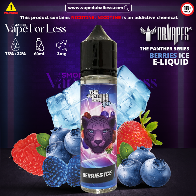 Berries Ice E Liquid by Dr. Vapes Best Offer in Abu Dhabi and Dubai 2025