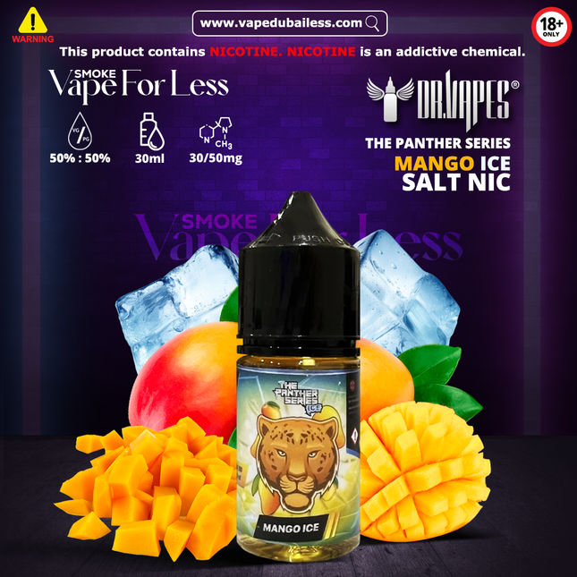 Mango Ice The Panther Series Ice Saltnic by Dr. Vapes Offer Same Day Delivery in Dubai and Abu Dhabi 2025