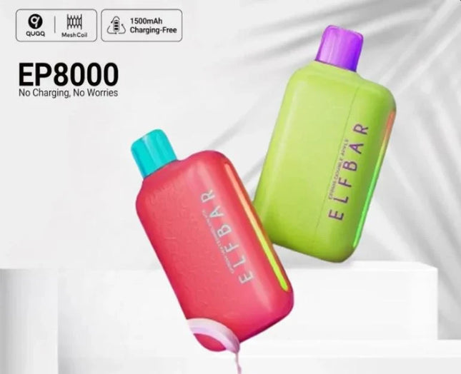 Elf Bar EP8000 8000 Puffs Disposable Vape - Same Day Vape Delivery DUbai