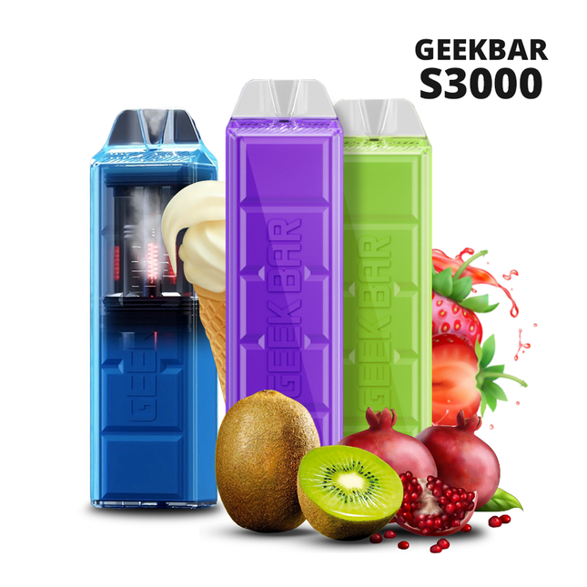 Buy Best E-Cigarette Dubai - Geek Bar S3000 Disposable Vape 3000 Puffs- Vape For Less