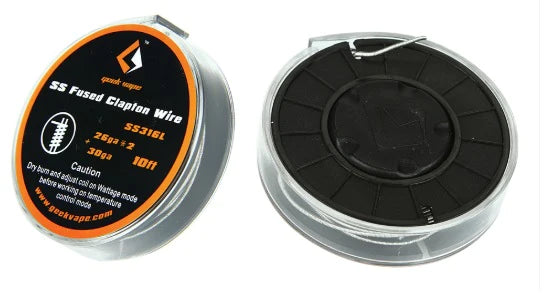 GeekVape SS Fused Clapton Wire SS316L 26ga ZS10