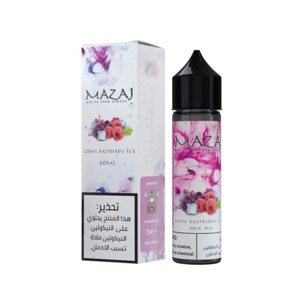 Mazaj Grape Raspberry Ice Freebase E-Liquid UAE