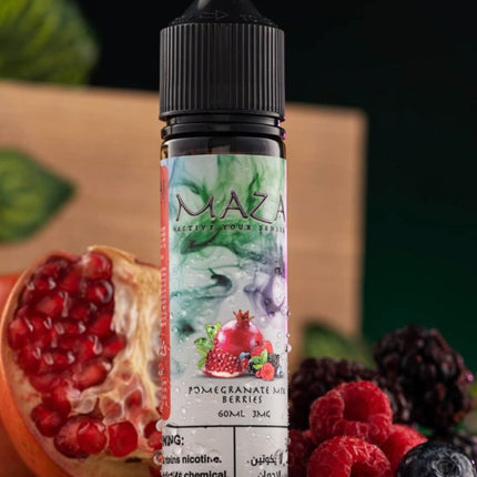 Mazaj Pomegranate Mix Berries Freebase E-Liquid Abu Dhabi Dubai