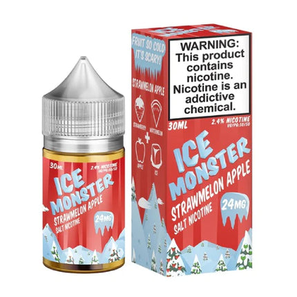 Jam Monster Strawmelon Apple Ice Saltnic 30ml Abu Dhabi