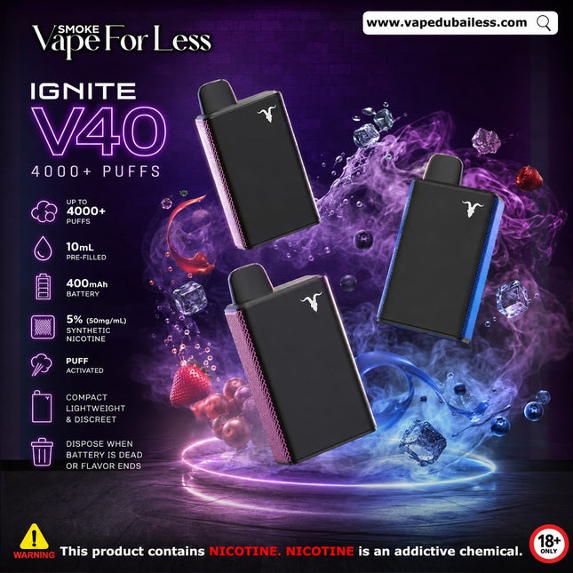 Ignite V40 Disposable Fast Vape Delivery uae