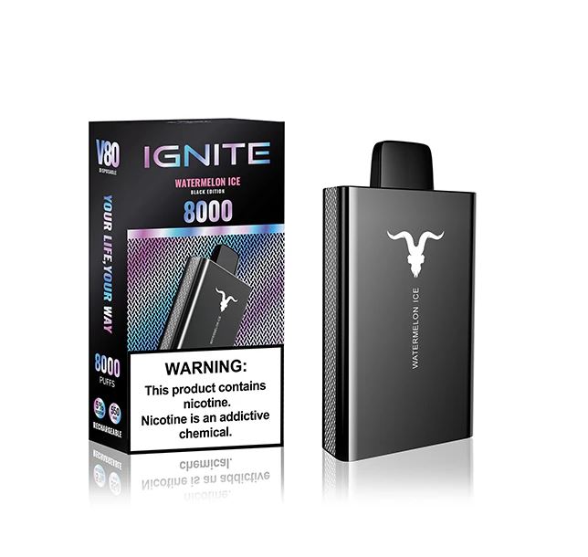 IGNITE - V80 Rechargeable Disposable Vape (8000 Puffs) Best Deals In Abu Dhabi
