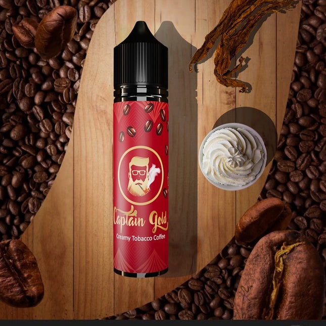 Joosy World Captain Gold Creamy Tobacco Coffee E Liquid Vape Delivery Ruwais