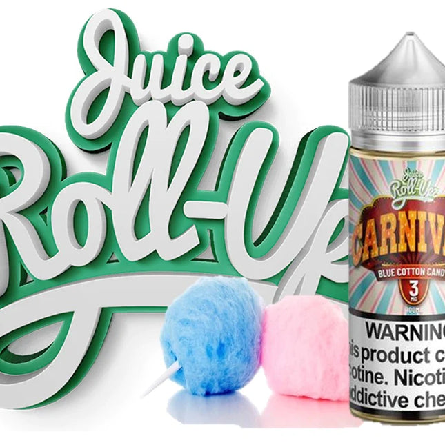 Juice Rolls Upz Carnival Cotton Candy Freebase E-Liquid Abu dhabi
