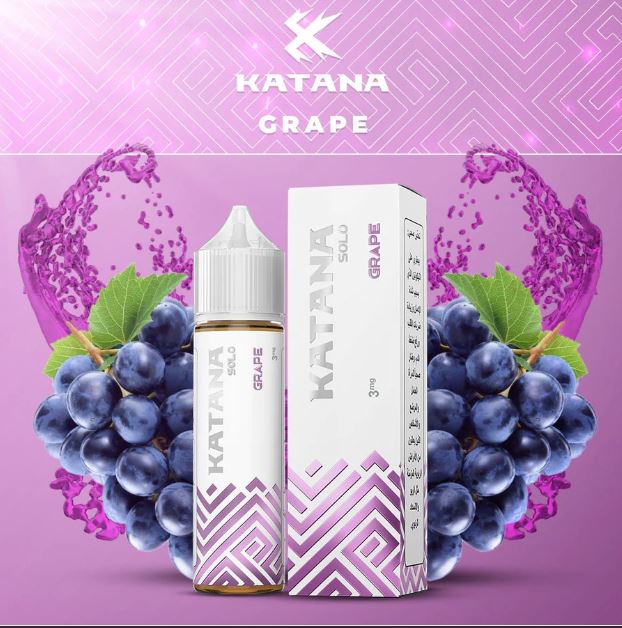 Katana Solo - Grape Eliquid vape offer in sharjah ajman al ain dubai