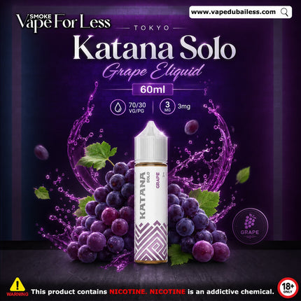 Katana Solo - Grape Eliquid Abu Dhabi Fast Vape Delivery 2026