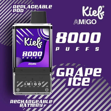 Kief Amigo Pod Kit Disposable Vape (8000 Puffs) Best Vape Offer Online in Abu Dhabi and Dubai 2025