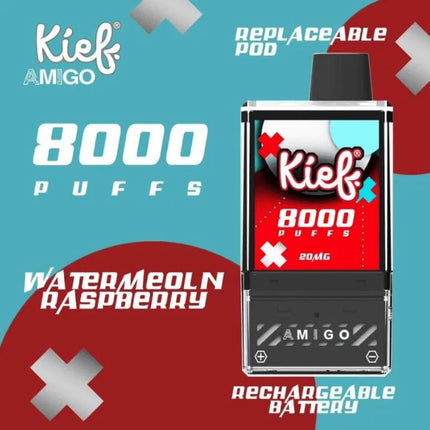 Kief Amigo Pod Kit Disposable Vape (8000 Puffs) Best Vape Offer Online in UAE 2025