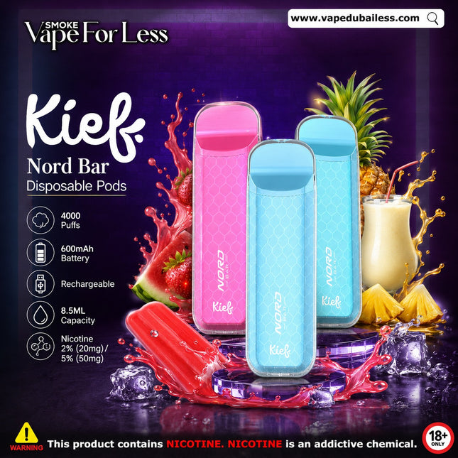 Kief Nord Bar Disposable Pods (4000 Puffs) Delivery Vape Dubai