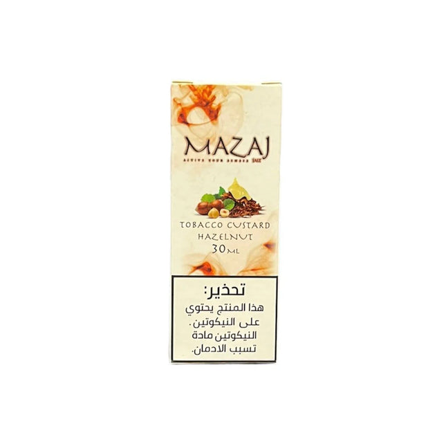 Mazaj Tobacco Custard Hazelnut Saltnic 30ml UAe