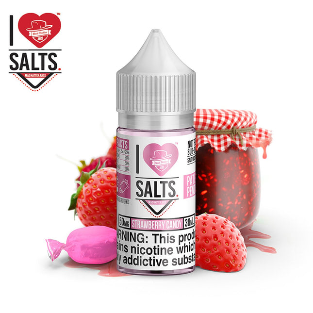 Mad Hatter I Love Salt Strawberry Candy Saltnic 30ml UAE