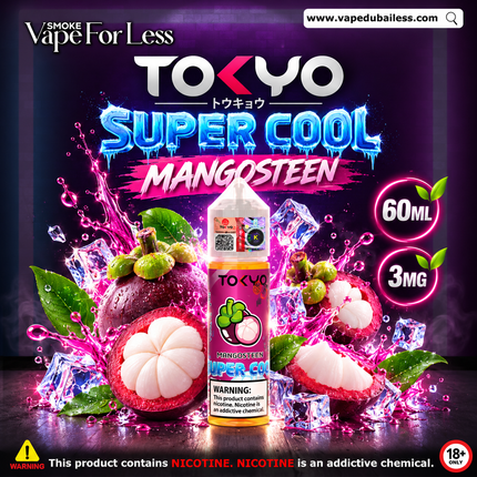 Mangosteen Tokyo Super Cool Eliquid 60ml - Fast Vape Delivery Dubai