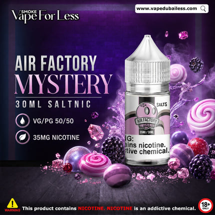 Mystery 30ml Saltnic by Air Factory Vape Delivery Dubai Same Day 