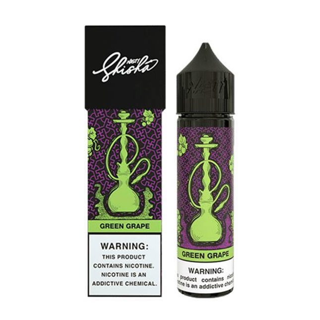 Nasty Shisha Green Grape Freebase E-Liquid Dubai