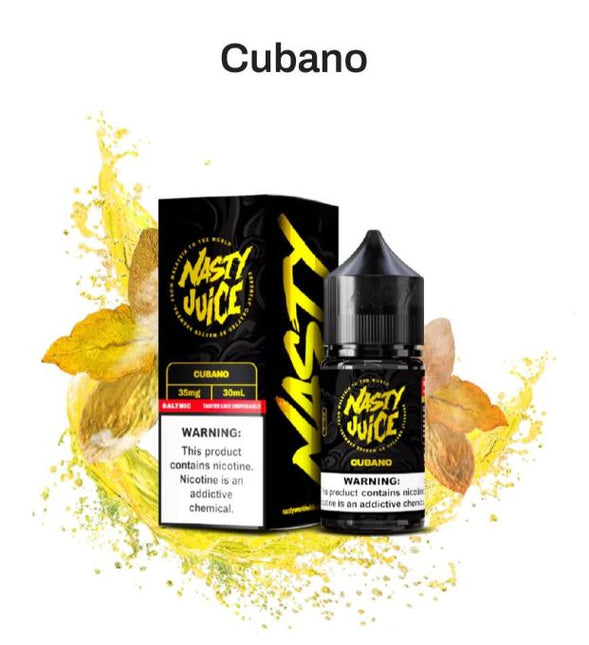 Nasty Cubano Salt Nic 30ml Dubai Duty Free 2026